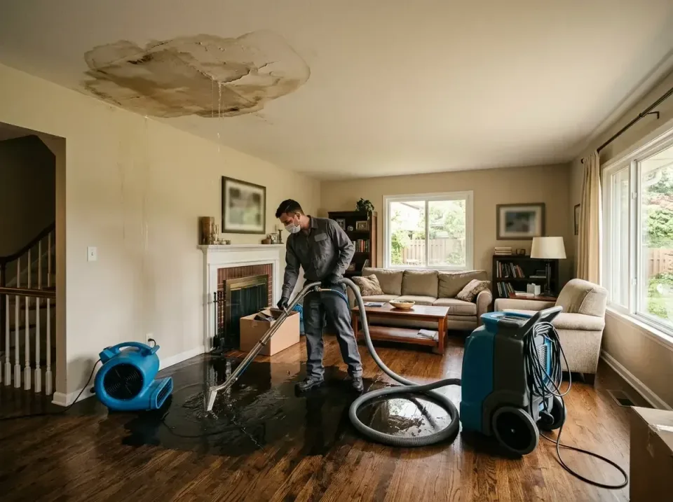 attic-pipe-burst-ceiling-drip-008 — frequently asked questions, Water Damage Restoration & Carpet Care in Redmond, OR